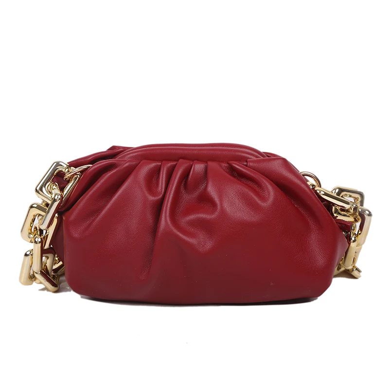 

Small Thick Chain PU Leather Crossbody Bag for Women 2020 Branded Shoulder Handbags Women's Trend Hot Hand Bag