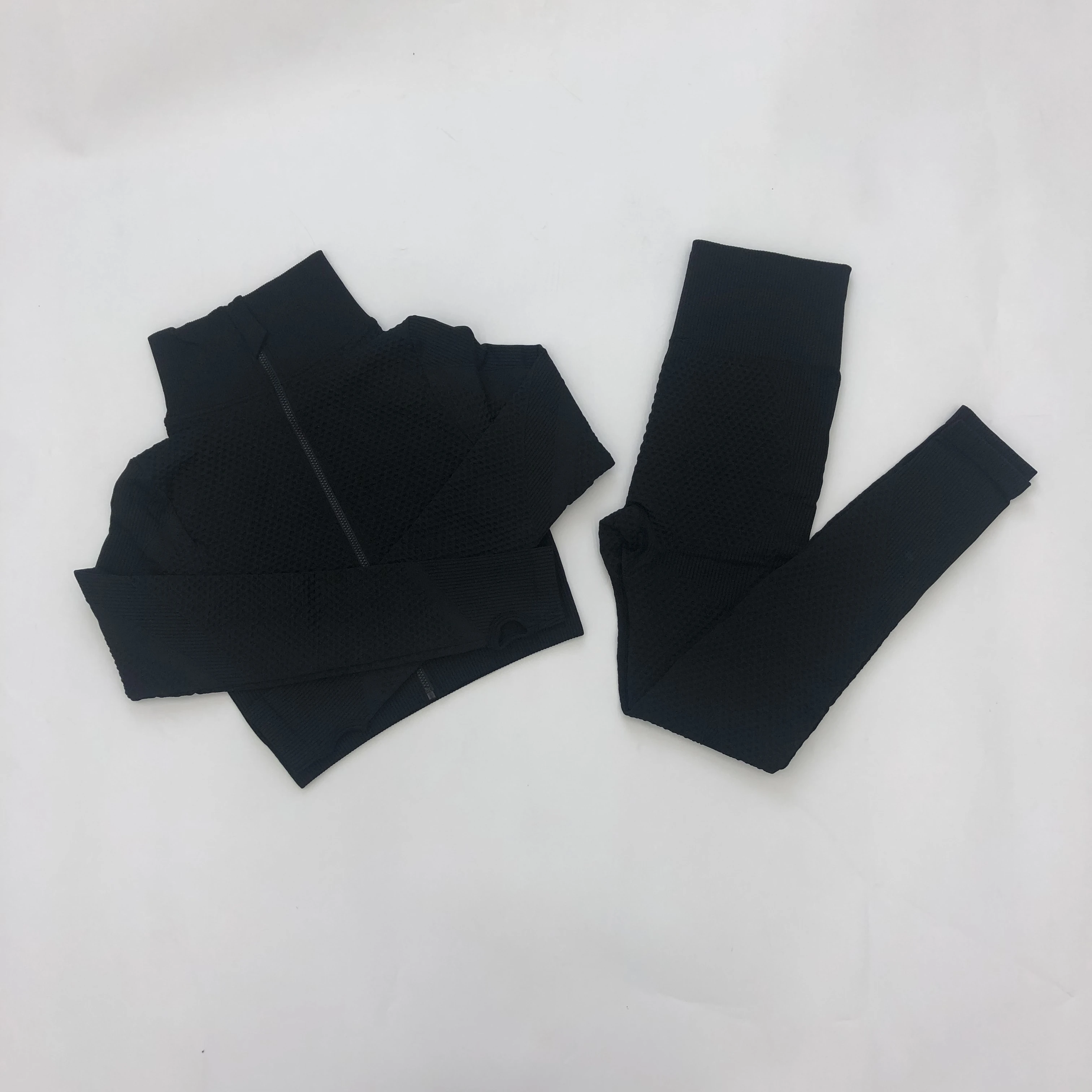 Seamless Women Yoga Sets Female Sport Gym Suits Wear Running Clothes Women Fitness Sport Yoga Suit Long Sleeve Yoga Clothing