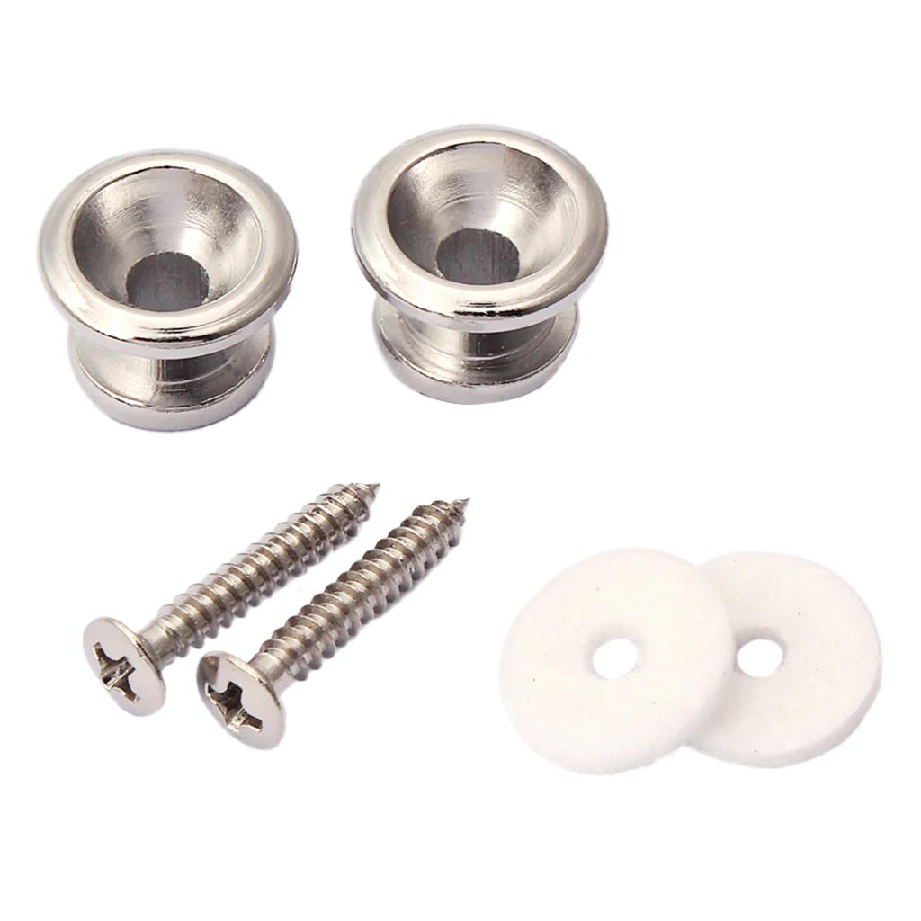 2 шт. металлический ремешок для акустической гитары бас|Детали и аксессуары