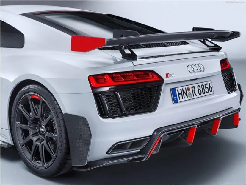 Задний спойлер из углеродного волокна для Audi R8 V8 V10 2017 2018 2019 2020 2021 GT SPORT STYLE|Спойлеры