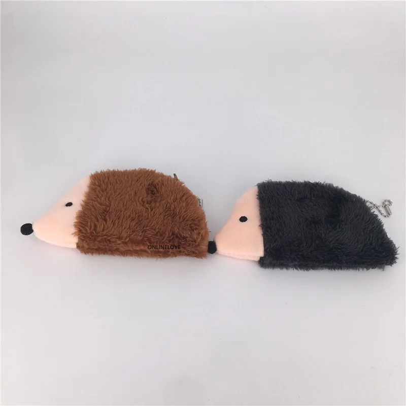 2 цвета Новый Ежик плюшевая Хлопковая Сумка для монет кошелек женский брелок