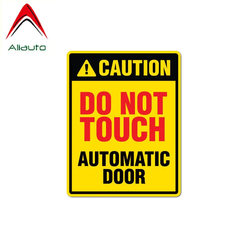 

Предупреждающая Автомобильная наклейка Aliauto «Не прикасайтесь», автоматическая дверная наклейка, аксессуары из ПВХ для Volkswagen, Toyota, Opel, Seat, Vw, ...