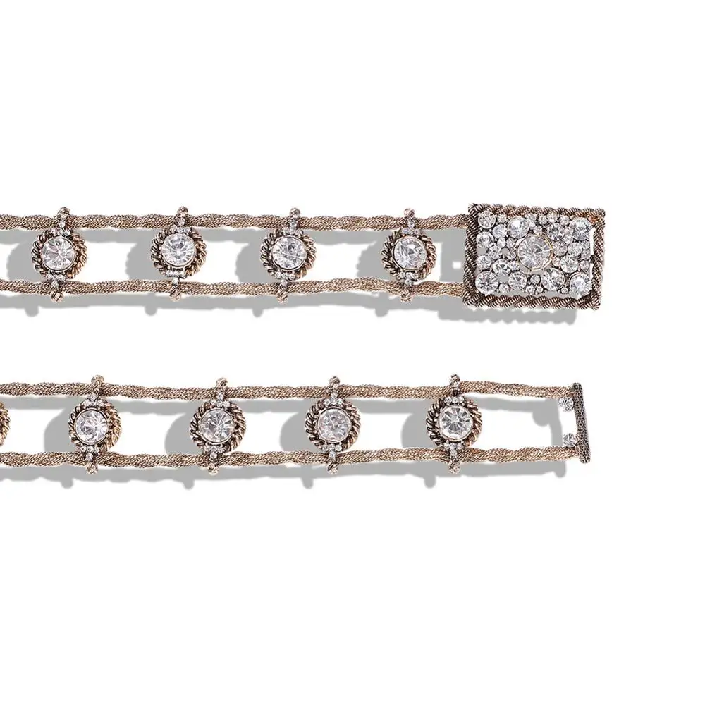 LOVE&ampLEMONADE Стразы металлической цепью пояс ACC0002 |