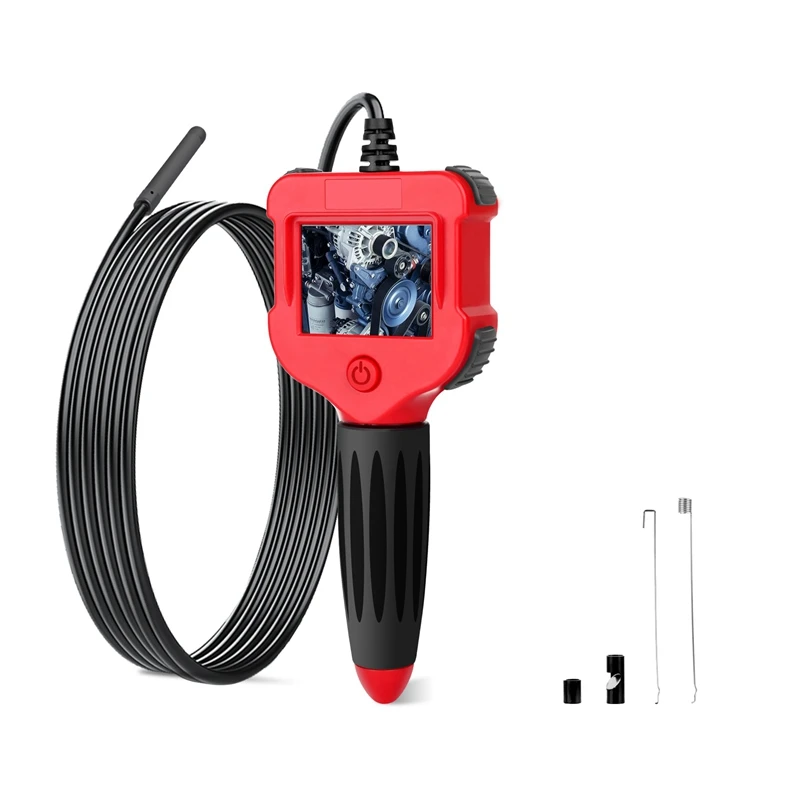 

1M HD Wireless Endoscope Camera Display Screen Flexible Waterproof Inspection Industrial Borescope