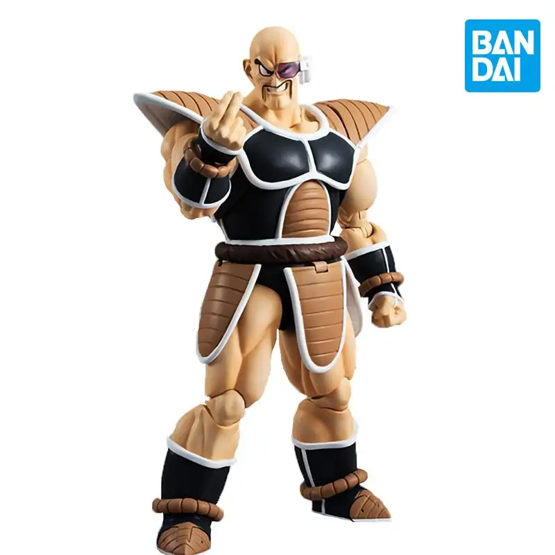 

Original Bandai Soul Limited Shf Dragon Ball Z Saiyan Nappa Bald Super Action Anime Figure Pvc Model Toys for Boys Holiday Gift