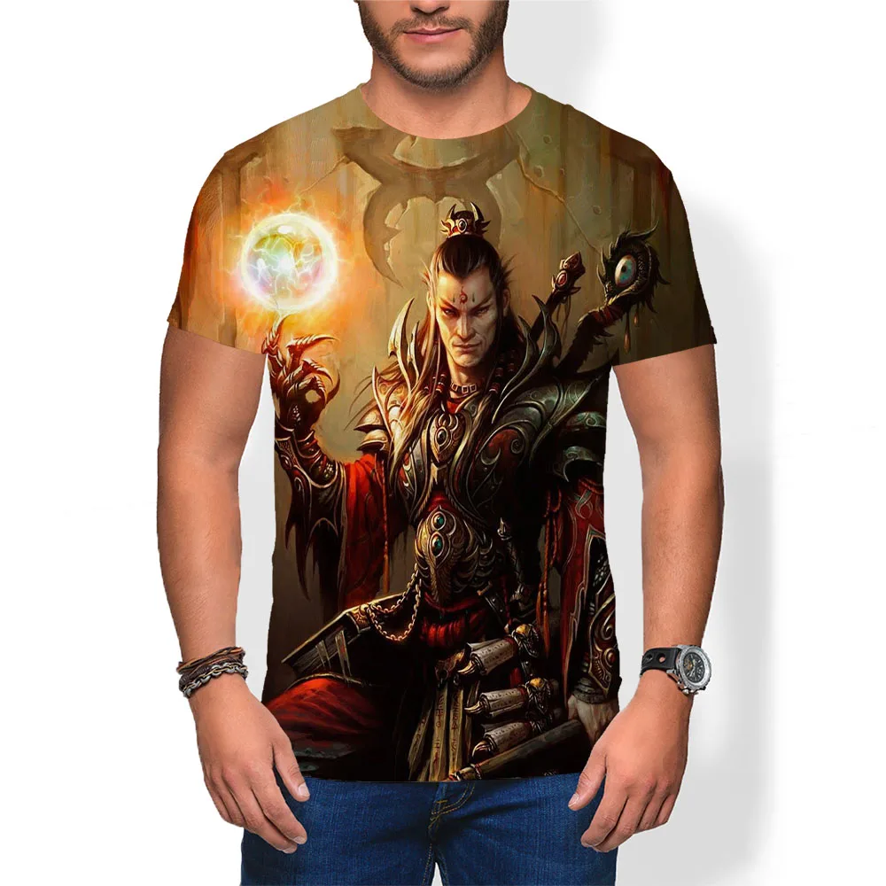 Футболка Мужская/Женская повседневная с принтом Свитшот в стиле хип-хоп Диабло и