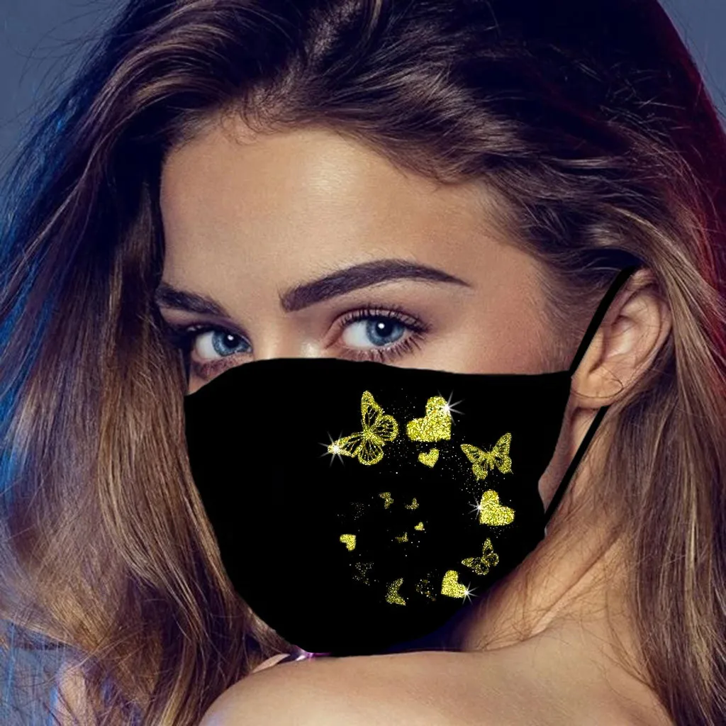 1 предмет для взрослых черная маска лица Смешные люминесцентные Бабочка 3d