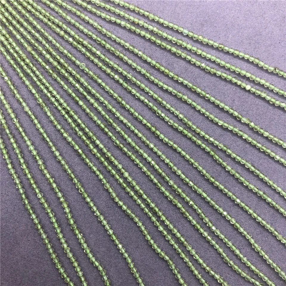 Peridot Small Beads Natural Loose Stone Faceted Cut Shining DIY Gem | Украшения и аксессуары