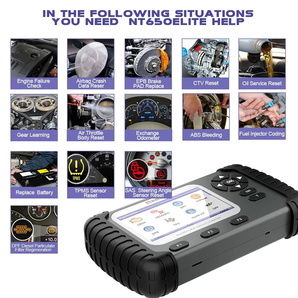 VIDENT iAuto 702Pro мультиаппликаторный Сервис Поддержка ABS/SRS/EPB/DPF обновление до 19 Maintenances