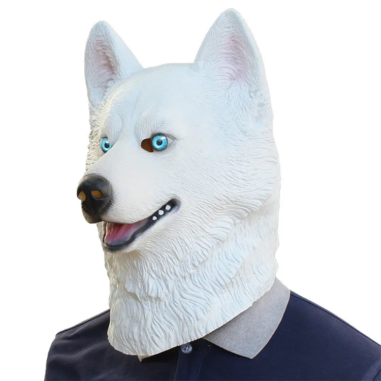 

new toy wolfhound husky dog funny Mask Halloween Latex Mask Masquerade Nightclub dance Party Cosplay mask Costume Carnival a0179