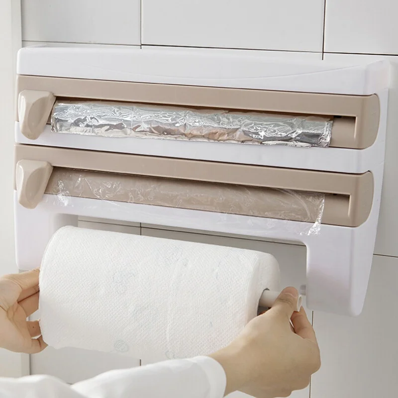 ABS многофункциональная бумажная вешалка для полотенец кухни с разделочной