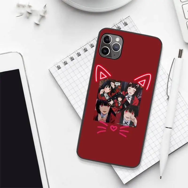 

Japanese Anime Kakegurui Jabami Yumeko Phone Case for iPhone 7 8 11 12 Pro X XS XR Samsung A S 6 7 9plus 10plus 21s 71
