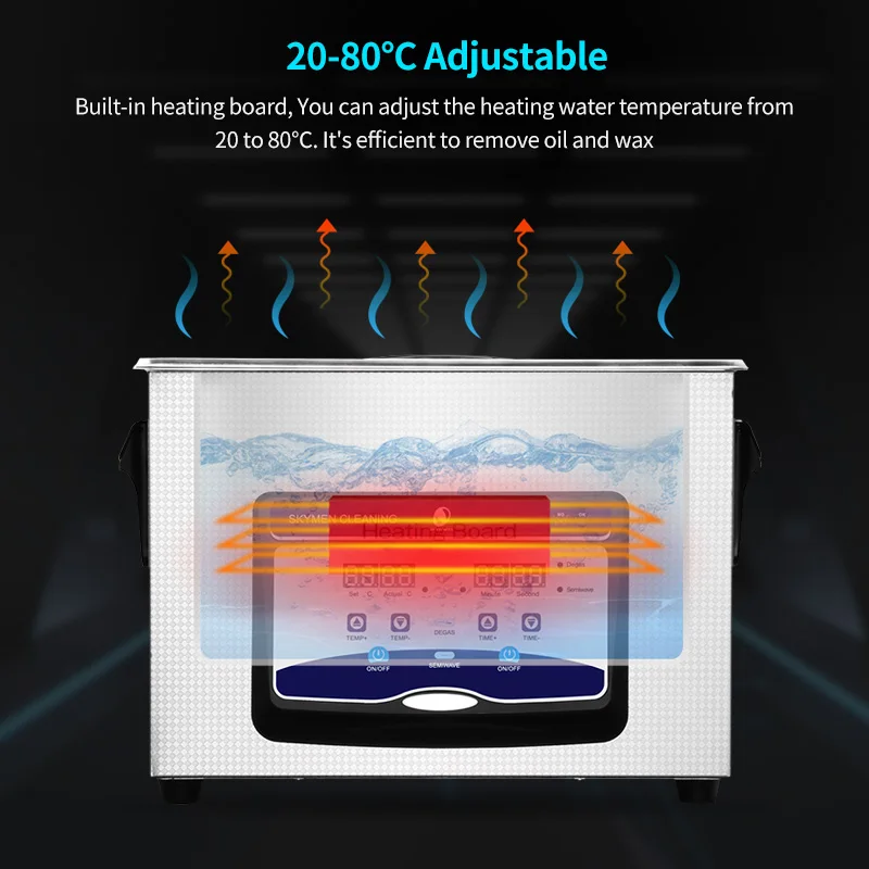 Ультразвуковой очиститель Skymen Цифровой с таймером л 15 20 30 л|steel bath|digital ultrasonicultrasonic