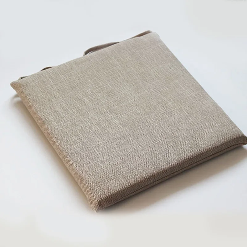 Beige Полиэфирная и льняная Подушка, одноцветная подушка для взрослых, офисное кресло, подушка для автокресла, домашний диван, декоративная подушка из полиэстера - Цвет: Beige