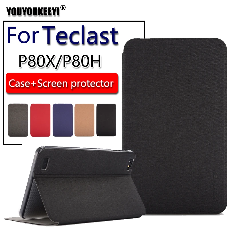 New Case For Teclast P80X Stand cover Fall protector cover For teclast P80H 2019 8.0 inch Tablet PC Protective Cover + Gift