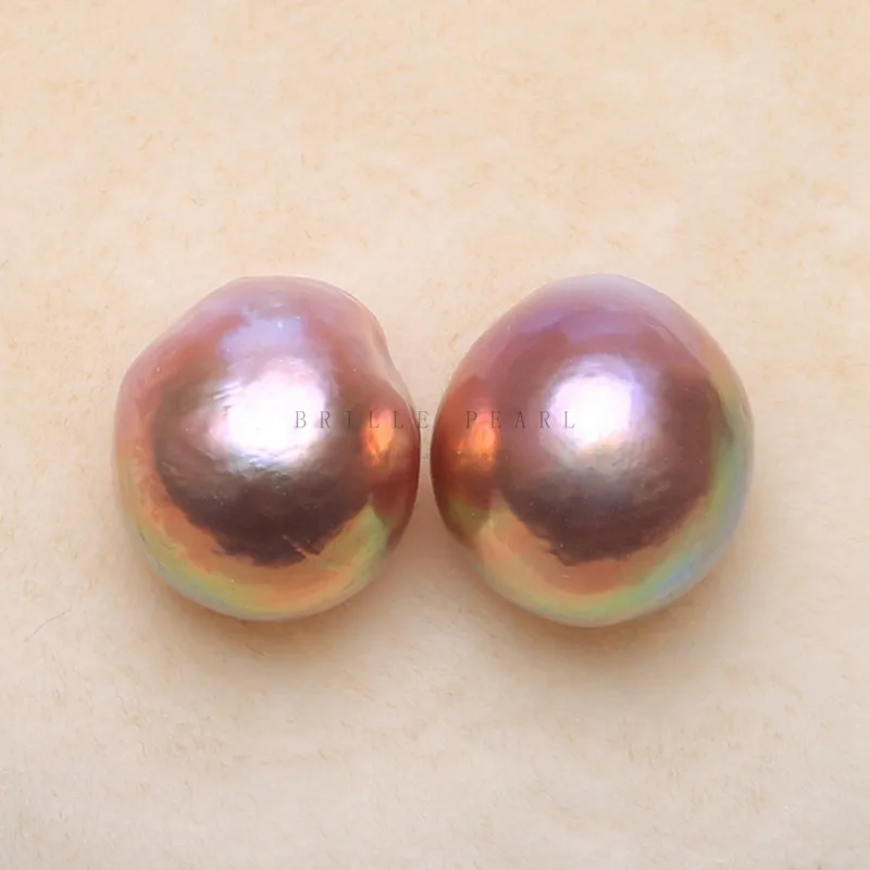 BaroqueOnly 5А натуральные жемчужные бусины в форме яйца капли воды красочные серьги DIY