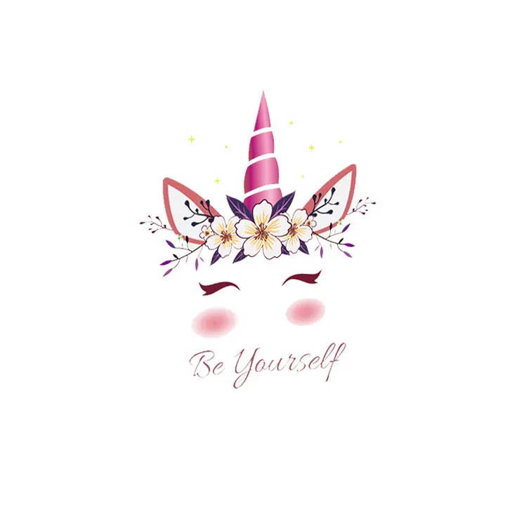 Unicorn 1 Красочные наклейки с животными на стену Единорог вечерние украшения художественная наклейка на холодильник универсальные Мультяшные обои для детской комнаты - Цвет: Unicorn 1