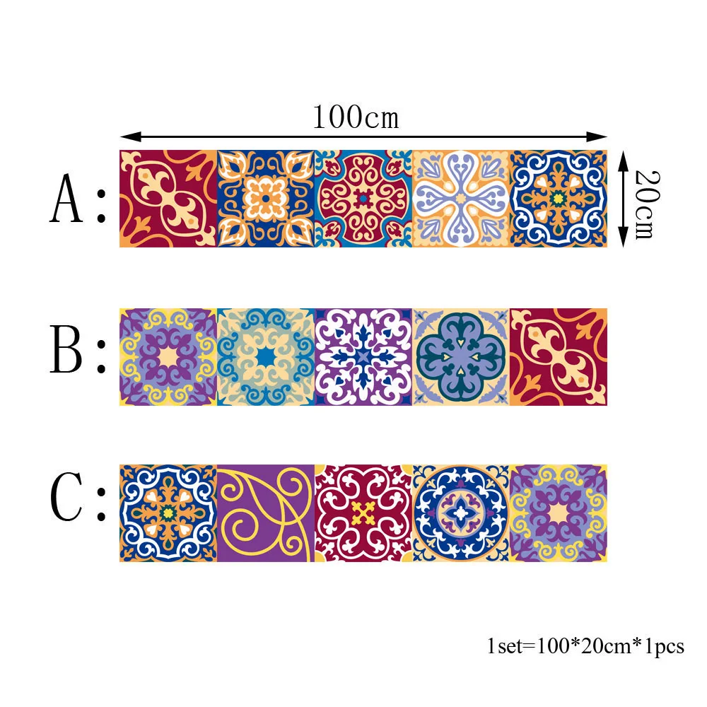 Сочетание любых подходящих наклеек для плитки толстые цветные наклейки на стену