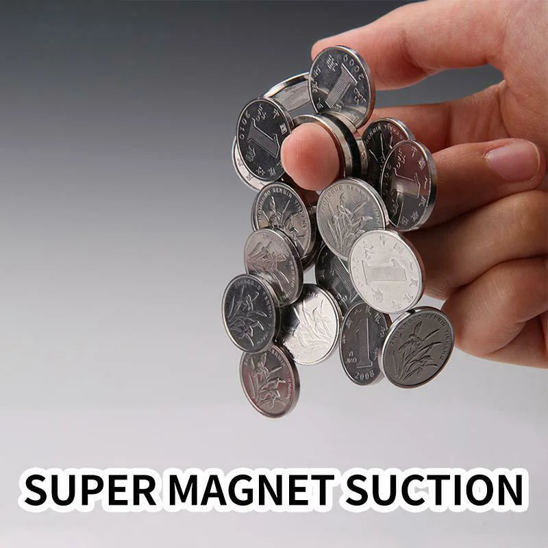 

Newly Strong Magnetic Ring Magic Props Invisible Metal Stage Mentalism Magic Toys FIF66