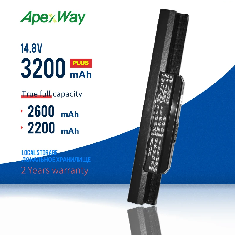 Аккумулятор ApexWay 14 4 В для Asus K53S A32 k53 A42 K53 A31 A43 A53 K43 X43 k53t x54h X54 X84 k53ta X53U X53B X54H|laptop