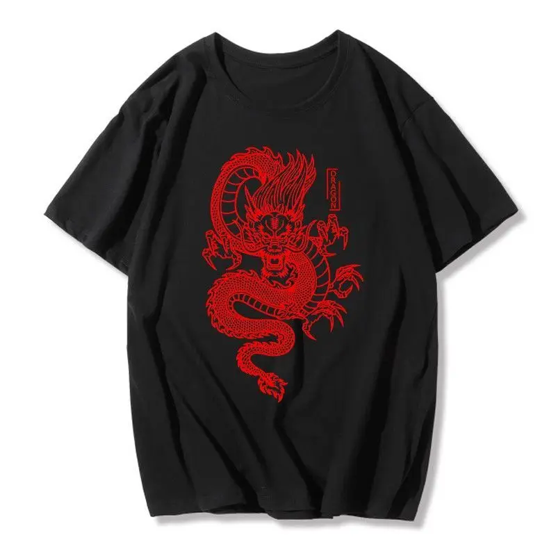 top womens t shirt harajuku retro y2k dragon t shirt summer loose casual fashion trendy brand womens 2021 hot streetwear free global shipping