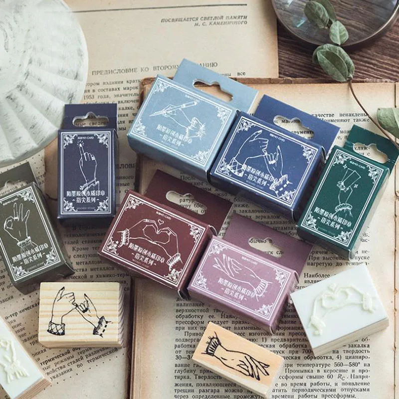 Деревянный штамп 1 шт. креативная жесткая фигурка деревянный искусственное