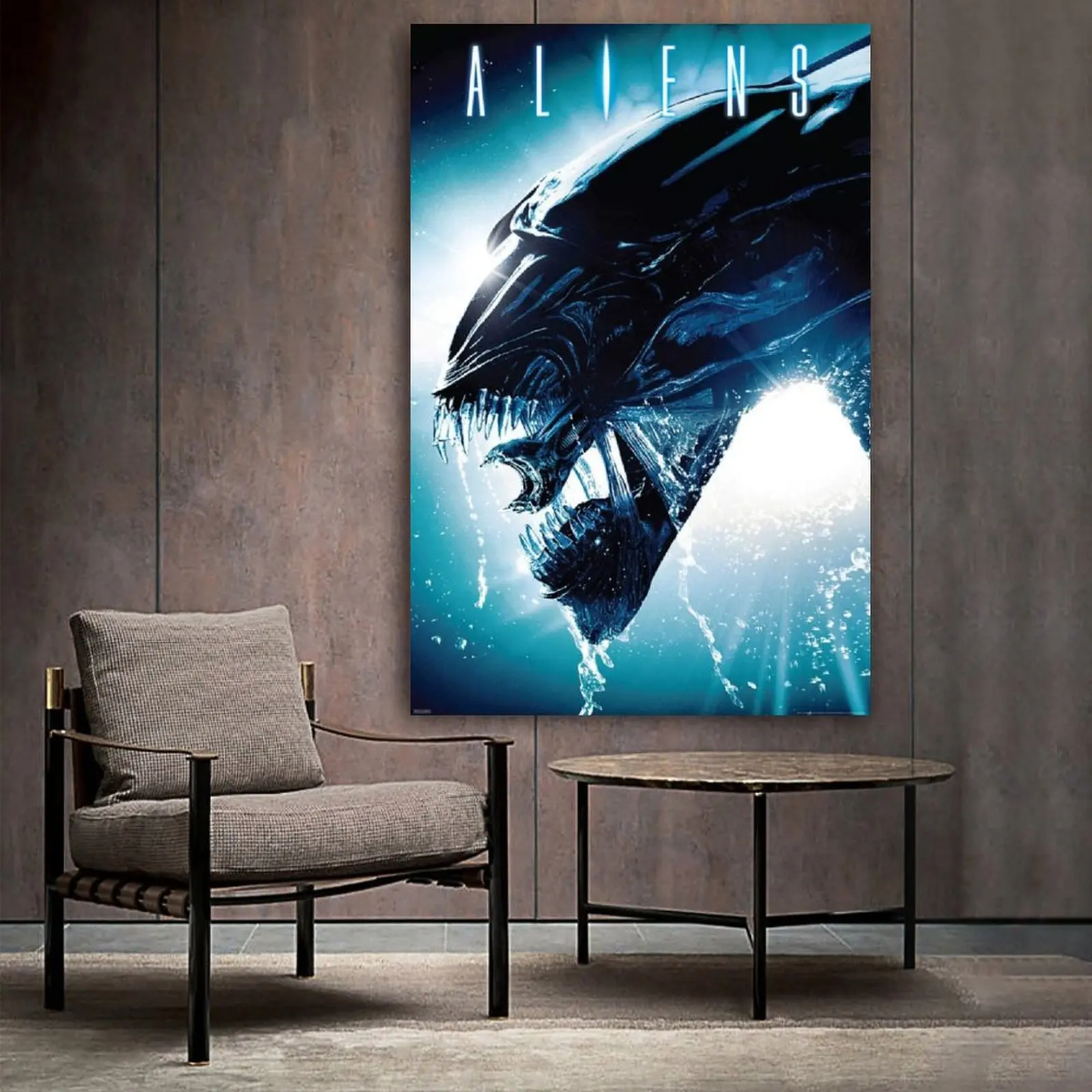 

Aliens Side Splash Movie Poster Decorative Painting Canvas Wall Art Living Room Posters Bedroom Painting