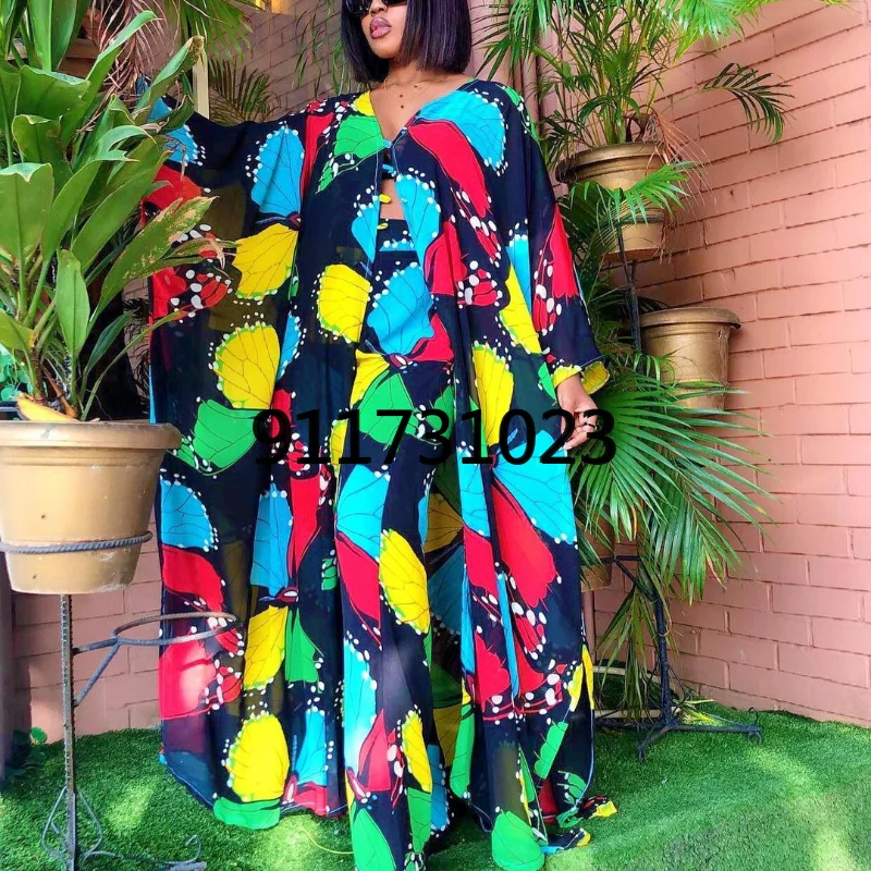 Plus 3xl African dresses for women Clothing New Sale Sexy Tight National Wind High Elastic Printed Bag Hip  african clothes african style clothing