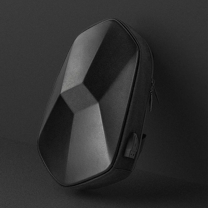 Xiaomi BEABORN Polyhedron PU нагрудные сумки водонепроницаемый рюкзак для спорта и отдыха нагрудные сумки для мужчин и женщин путешествия Кемпинг - Цвет: Black