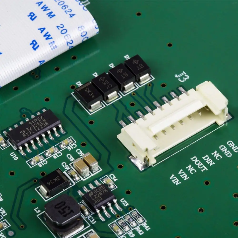 Встроенный интеллектуальный сенсорный экран с интерфейсом UART MCU ЖК модуль 10 1