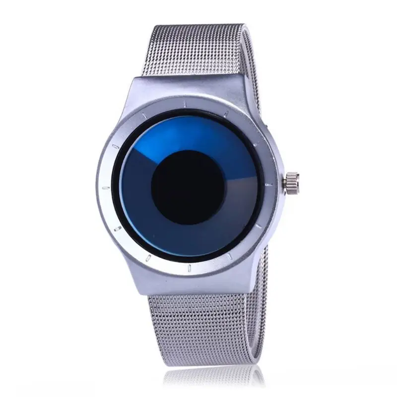 

Creative Swirl Pointerless Watch Luminous Simple Unisex Student Waterproof Personality Fashion Trend Watch 23GE