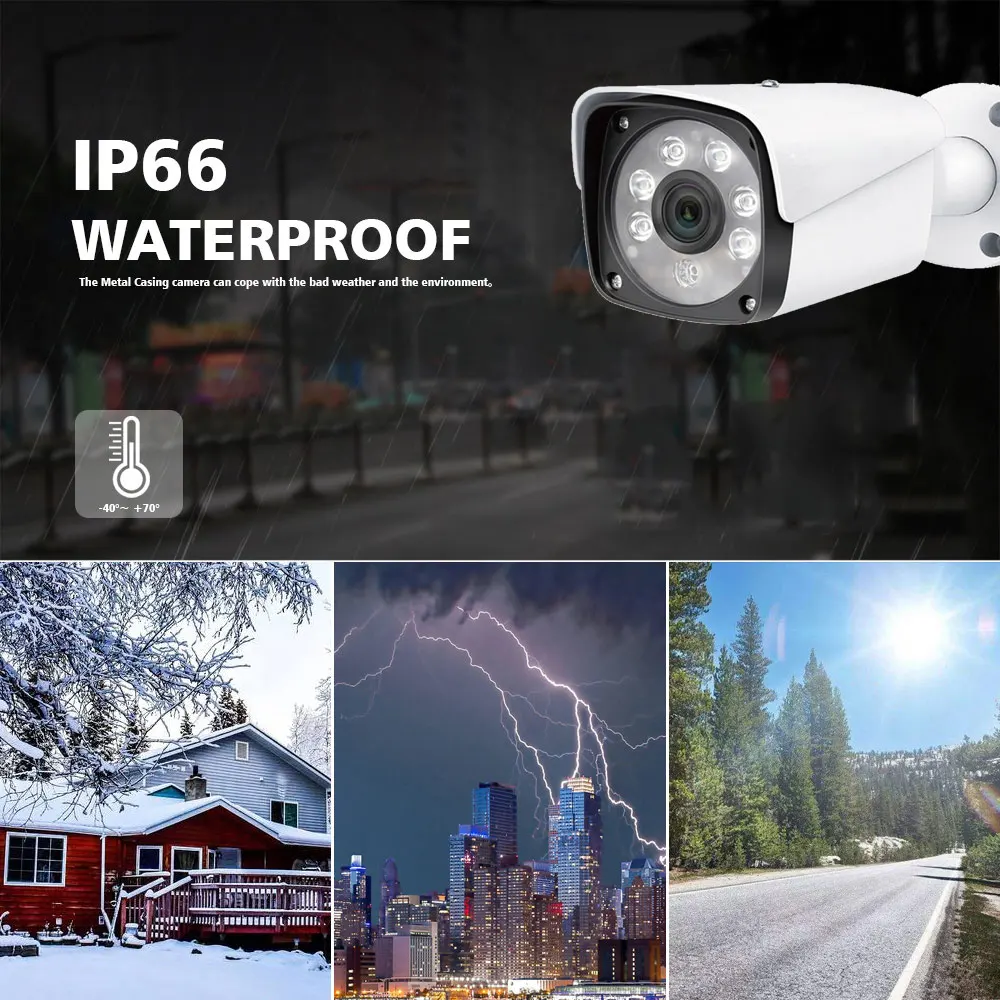 

5MP POE 8CH Video Surveillance Kit 16CH NVR Motion Alarm Outdoor IP Camera POE H.265 NVR 8CH Security Camera System 5.0MP HDD