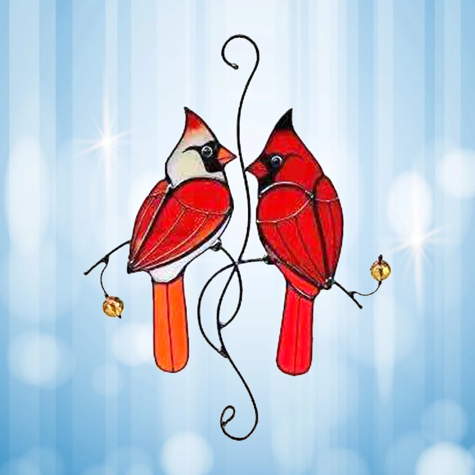 

Premium Keepsake Christmas Birds Window Tree ing Pendant