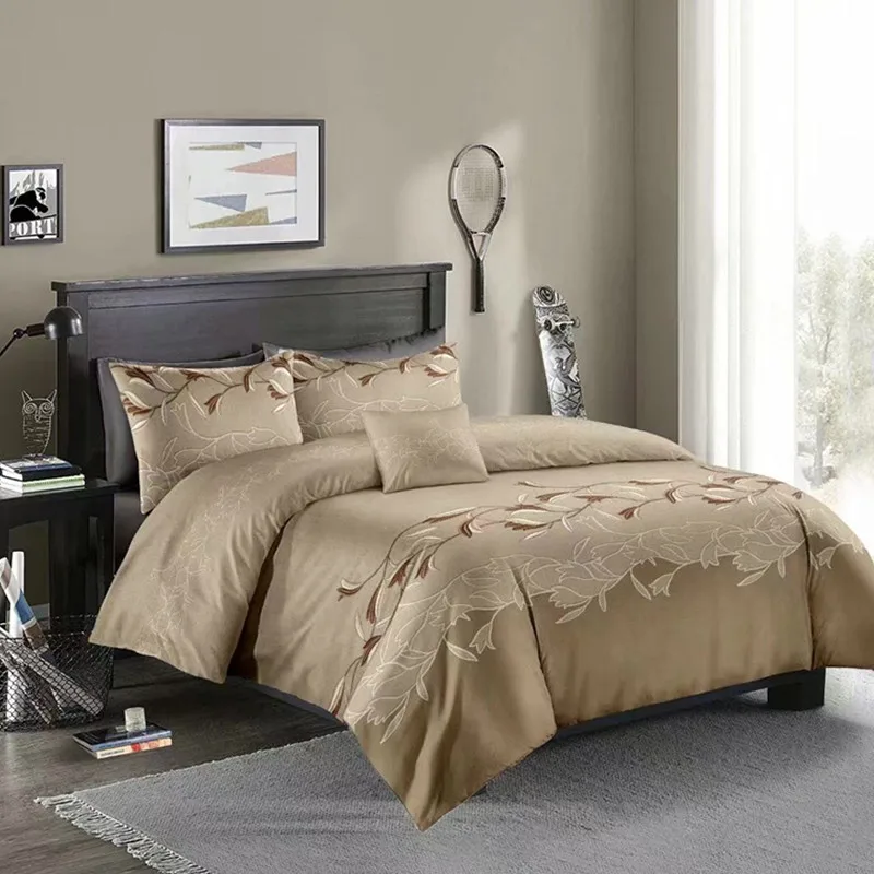 Duvet cloth set роскошный комплект постельного белья двуспальная кровать постельное