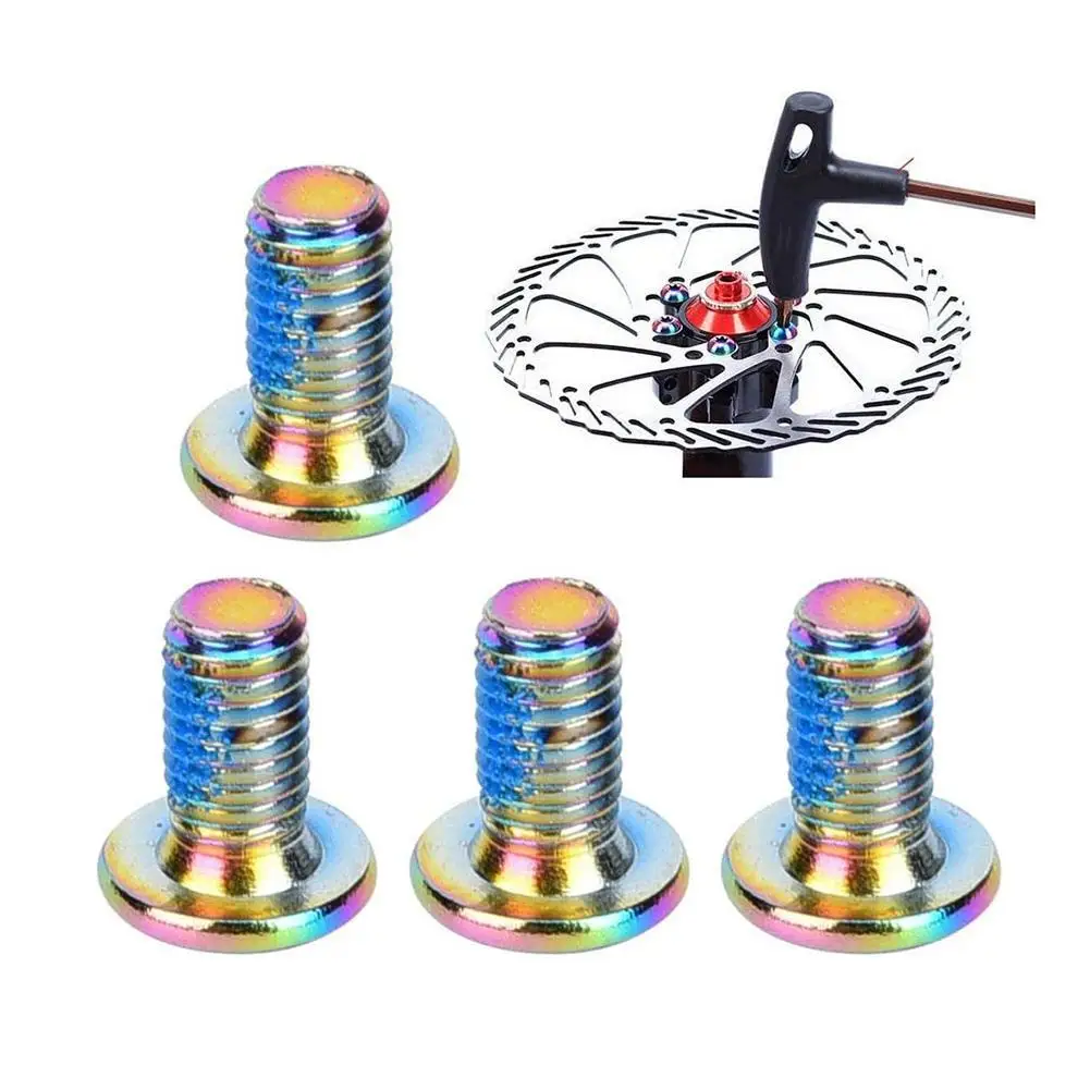 

12Pcs M5x11.5 MTB Road Bike Bicycle Disk Brake Rotor Bolts Steel T25 Torx Screws Brake Rotor Bolts