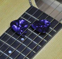 50 pcs new medium 0 71mm blank guitar picks plectrums pearl purple no print
