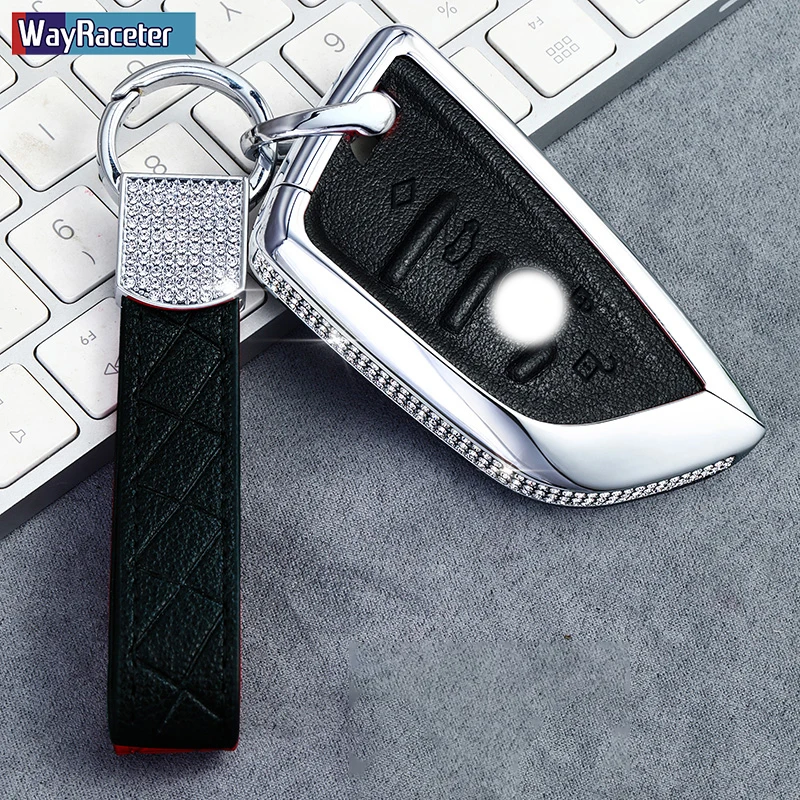 

Zinc Alloy + Diamond Crystal Shell Car Key Cover Case For BMW X1 X3 X5 X6 X7 G30 G20 G32 G11 F20 Z4 F48 F39 G01 G02 F15 F16 G07