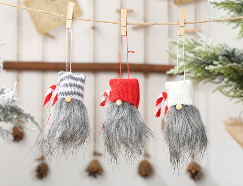 3 шт. рождественские украшения для дома Подвески Navidad елочные украшения висячая кукла Ремесло Декор Noel год подарки