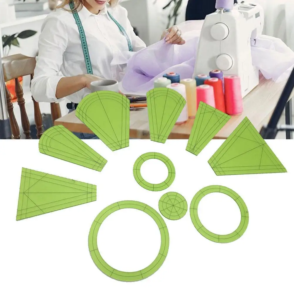 

10pcs Sewing Curve Ruler Measure Dressmaking Tailor Drawing Template Craft Tool Set 2021 HOT