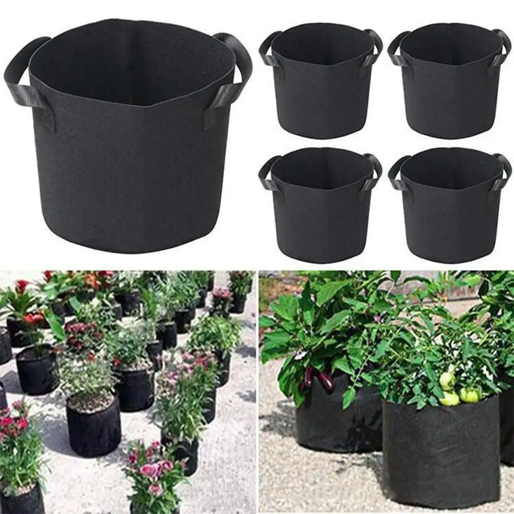 SOLEDI черный креативный растительный мешок цветок горшок для овощной рассады сад