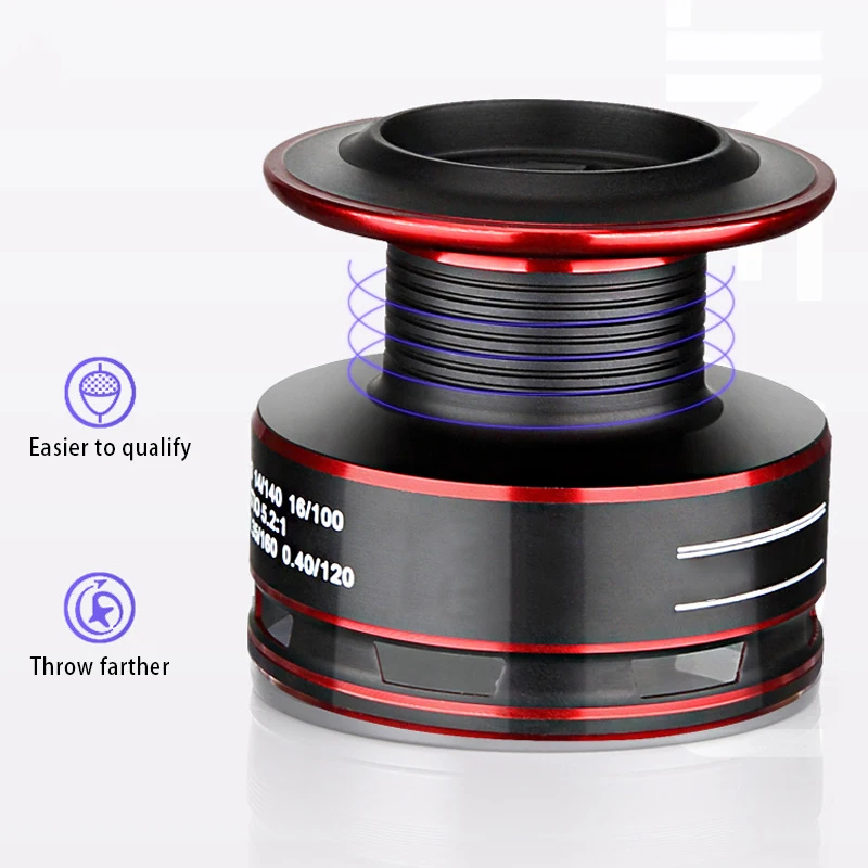 Металлическая спиннинговая катушка XD88 со складным балансиром большая емкость