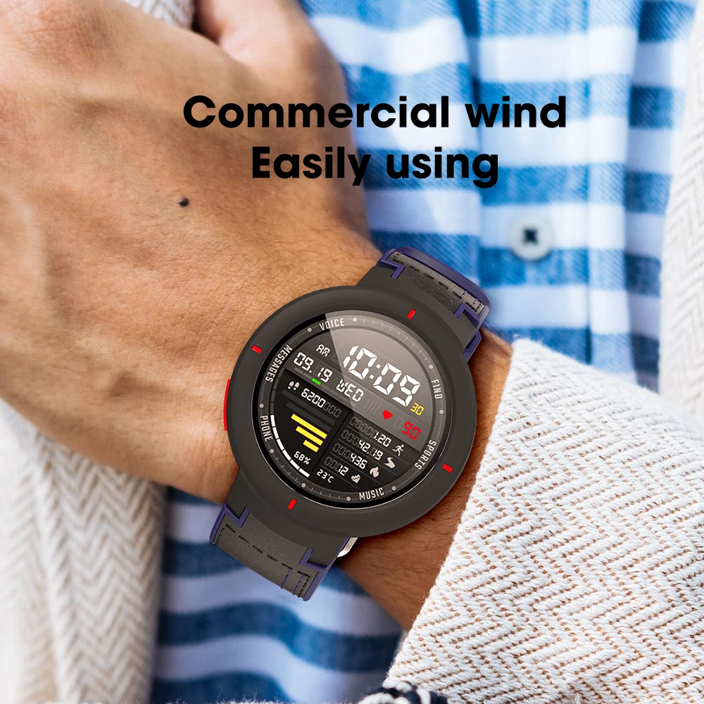 SIKAI силиконовый кожаный ремешок для часов Huami Xiaomi Amazfit Verge 3 lite часы высококачественный ремешок сменный Браслет для Huami 3