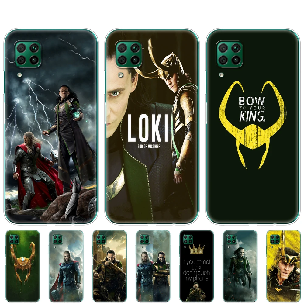 

Silicon Case For huawei p40 lite E p40 pro P smart 2020 Cover For huawei Y5P Y6P Y7P Y8P Y6S Y8S Y9S NOVA 5T Case Loki Thor