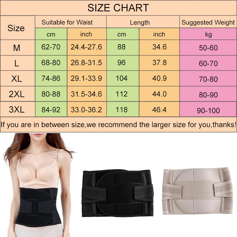 

Women Shapewear Waist Trainer Belt Weight Loss Cincher Body Shaper Tummy Control Strap Slimming Fitness Belt