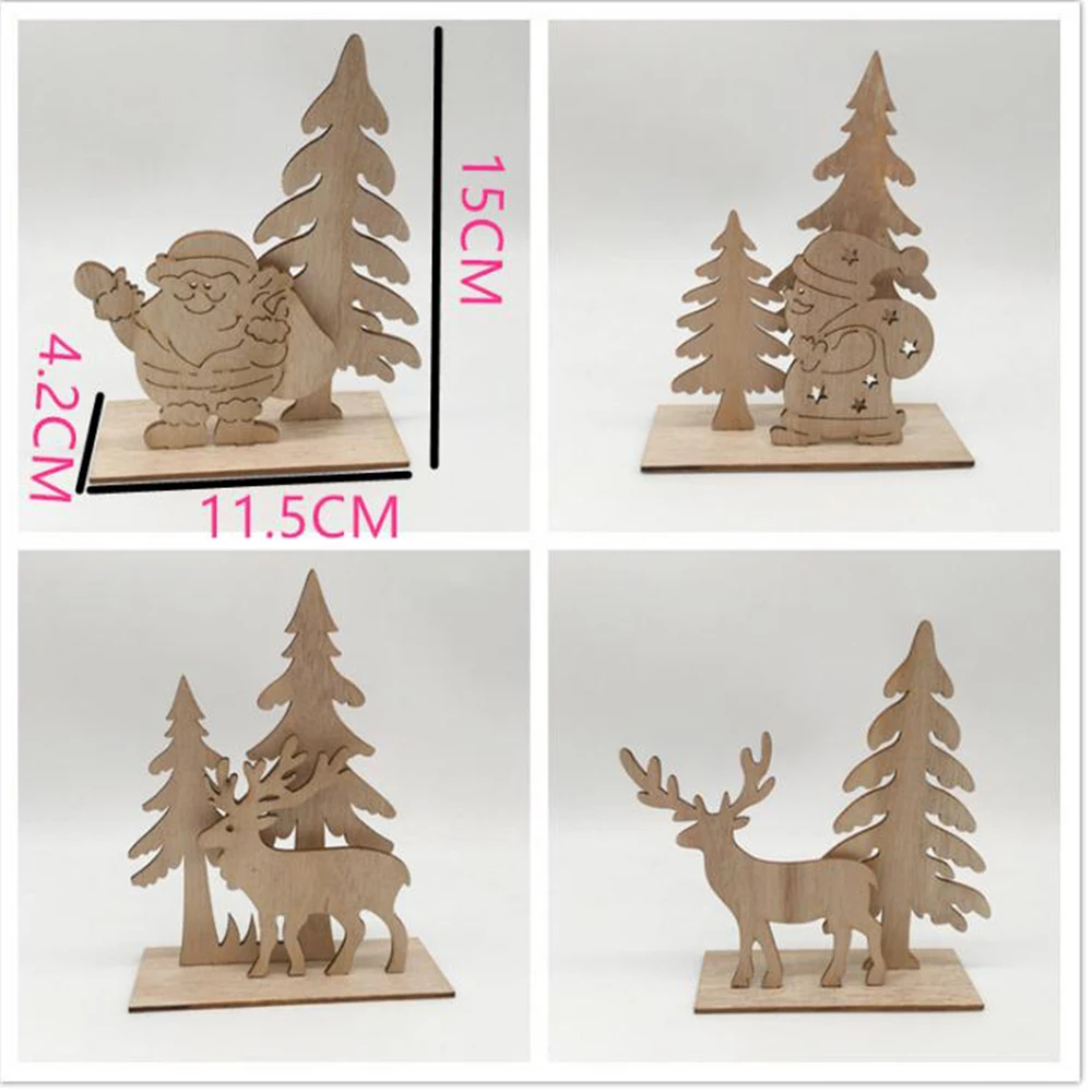 Подвеска в виде деда мороза дерева 1 комплект|Кулоны и подвески| |