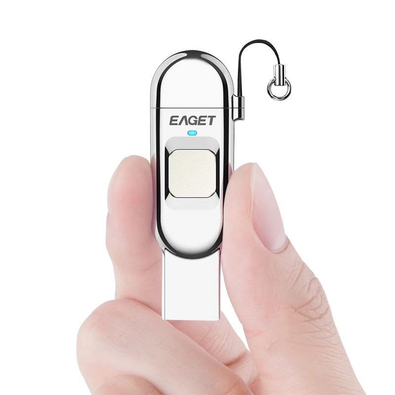 USB флеш накопитель Eaget OTG с зашифрованным типом C 2 в 1 128 ГБ 64 32 ГБ|USB флэш-накопители|