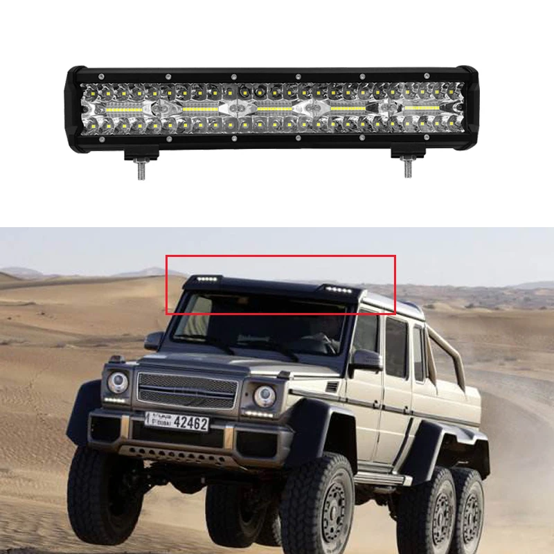 15 '馄 Вт светильник бар для внедорожников 4х4 12V 24V автомобильные аксессуары