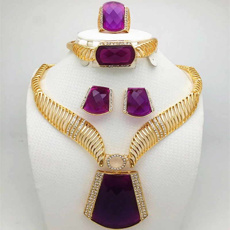 

Beautiful Leaf Indian Jewellery Bridal Jewelry Sets Rhinestone Party Wedding Prom Costume Accessories Necklace Earring Set Women