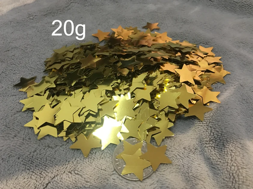 Gold star confetti Светящиеся лампы светодиодный шар с палкой прозрачные шары День рождения Детская игрушка Свадебные украшения 3-й светильник светодиодный шар - Цвет: Gold star confetti