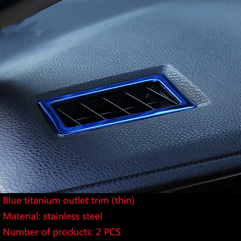 Для Corolla LEVIN HYBRID 2014-2018 воздуха на выходе украшения отделкой стикеры Центрального